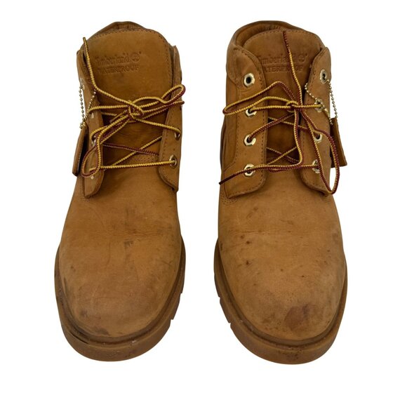 TIMERLAND MEN'S NUBUCK LEATHER 022039 ANKLE BOOTS W/ LEATHER TAGS - 11 - Picture 3 of 7